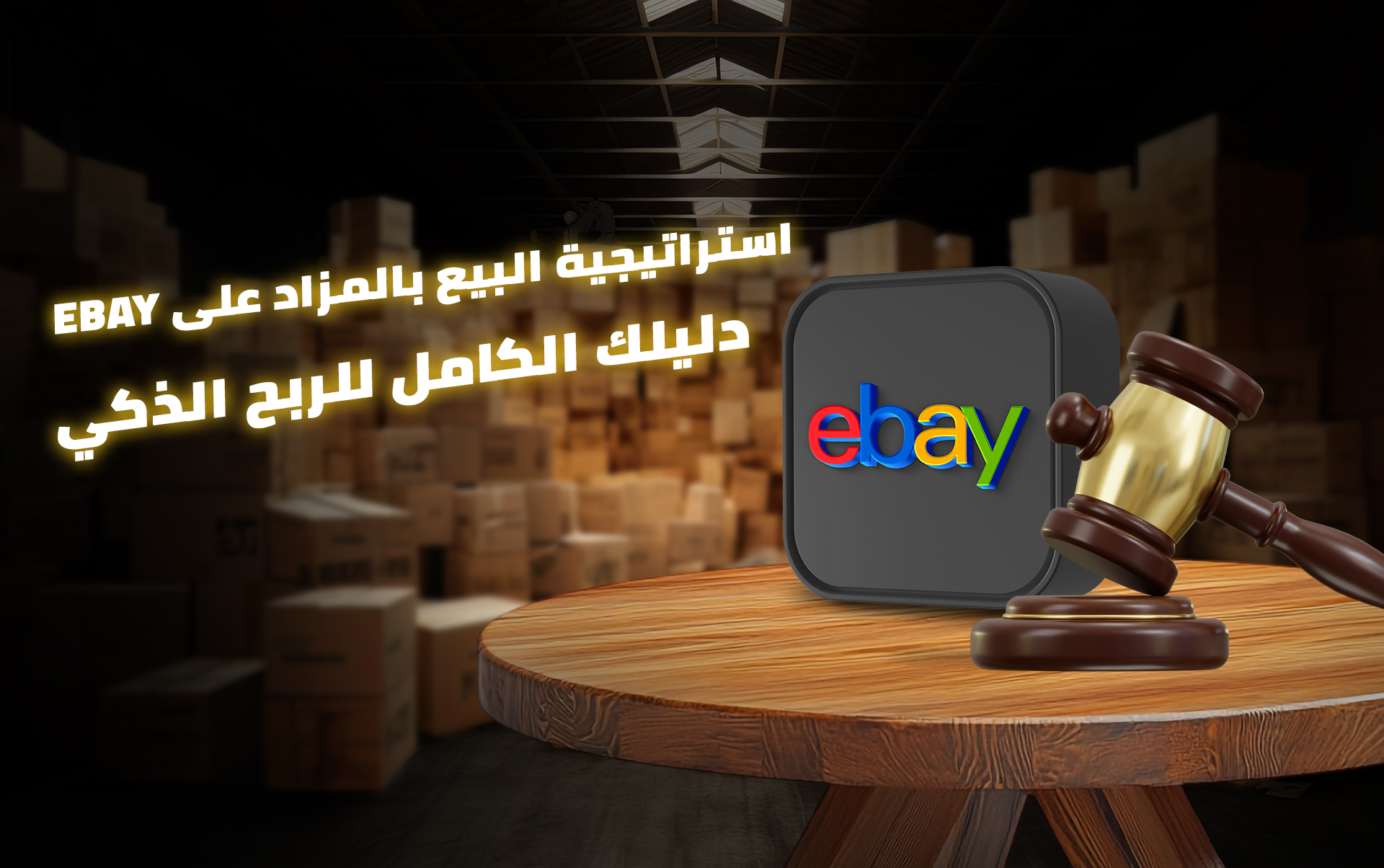 استراتيجية البيع بالمزاد على eBay: دليلك الكامل للربح الذكي